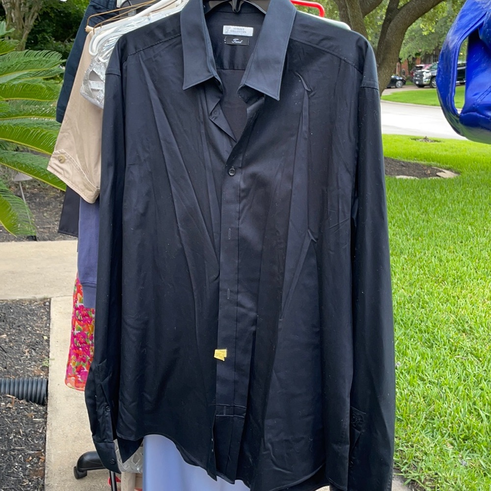 Versace collection men’s long sleeve dress shirt